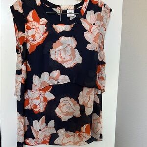 Cabi Floral Blouse